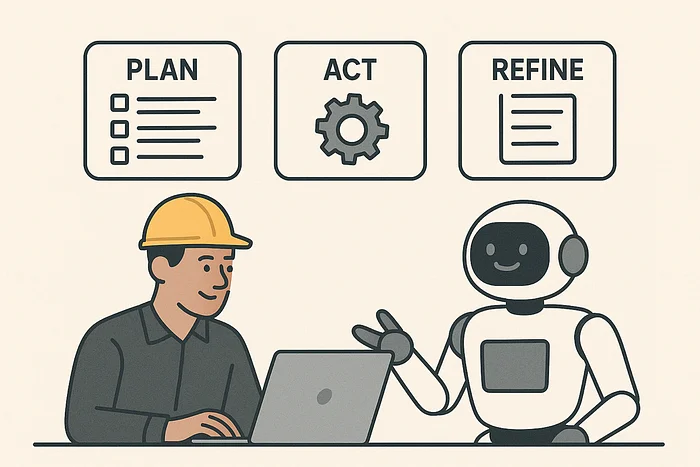 Progression from basic AI tools to long-running ambient agents