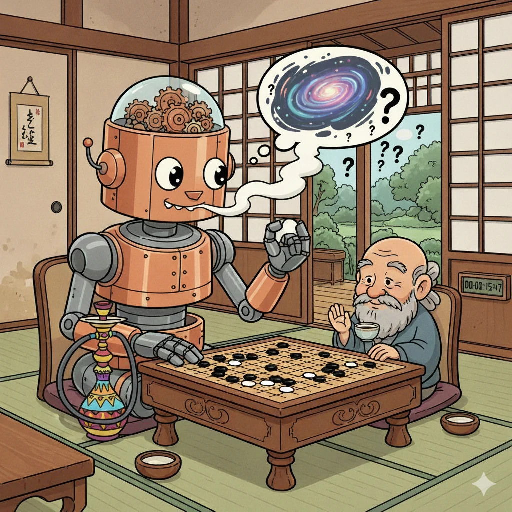 AI playing Go — reference to AlphaGo's famous Move 37